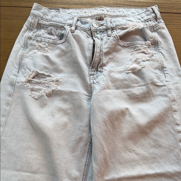 American Eagle Outfitters Sky Blue Wide Leg Jeans - Picture 3 of 6